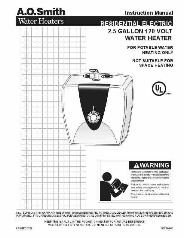 A O  Smith Water Heater AOSRE50400-page_pdf
